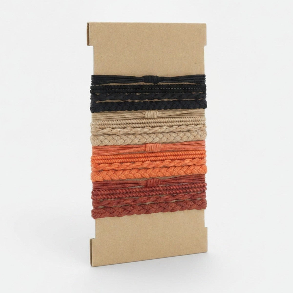 Braided Hair Ties Multi-Color Set Four Pack – hair accessories (view 1)