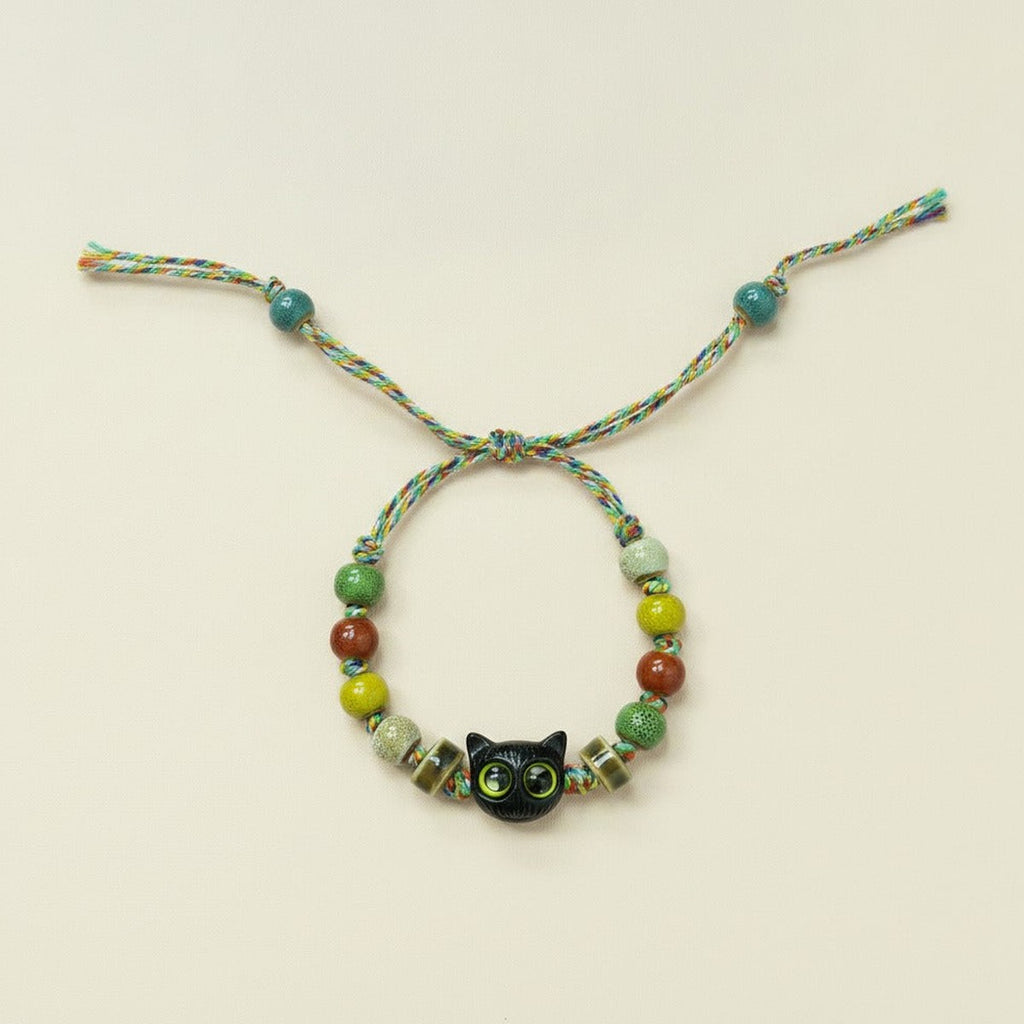 Whimsical Beaded Charm Bracelet – jewelry (view 1)
