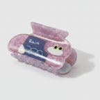 Star Teddy Bear Hair Claw Clip - Purple – hair accessories (view 1)
