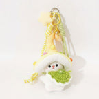 Mushroom Bunny Plush Keychain Charm - Blue – tech (view 1)
