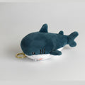 Plush Shark Keychain - Dark Blue
