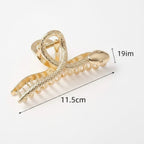 Snake Claw Hair Clip Gold – hair accessories (view 1)