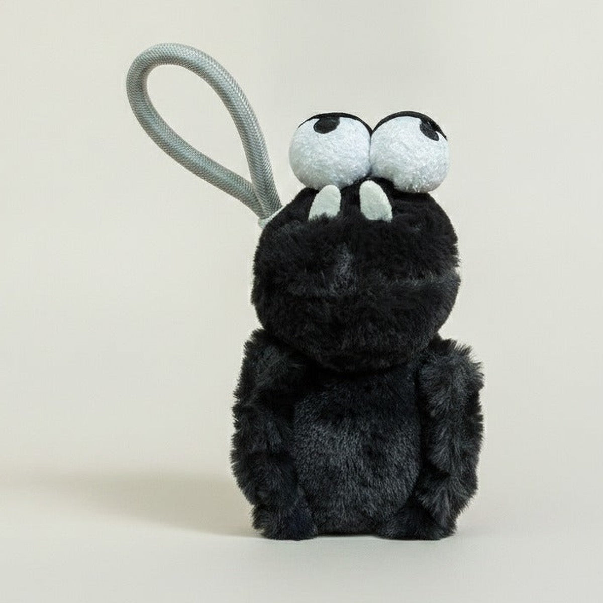 Sleepy Spider Plush Keychain – apparel accessories (view 1)