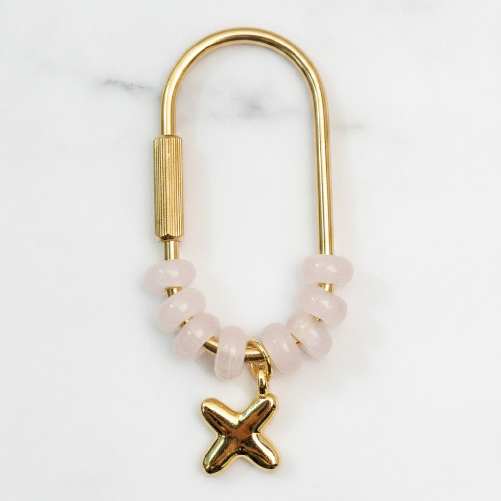 Beaded Initial Bag Charm - Type 4