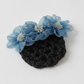 Flower Cluster Hair Claw - Sky Blue