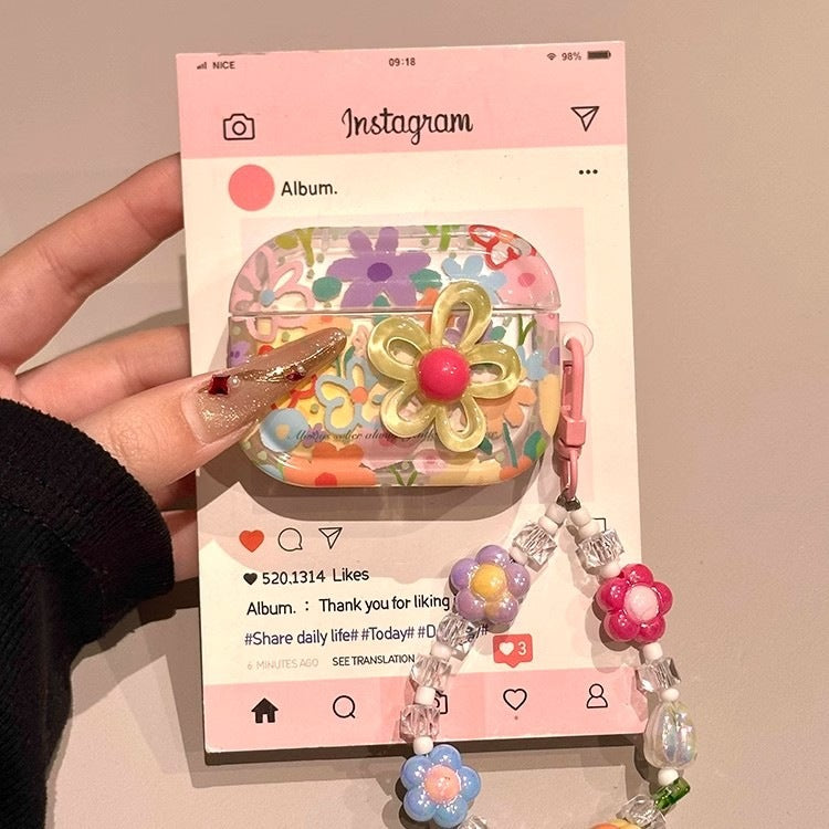 Aesthetic Flower Earbuds Cover - Type 1