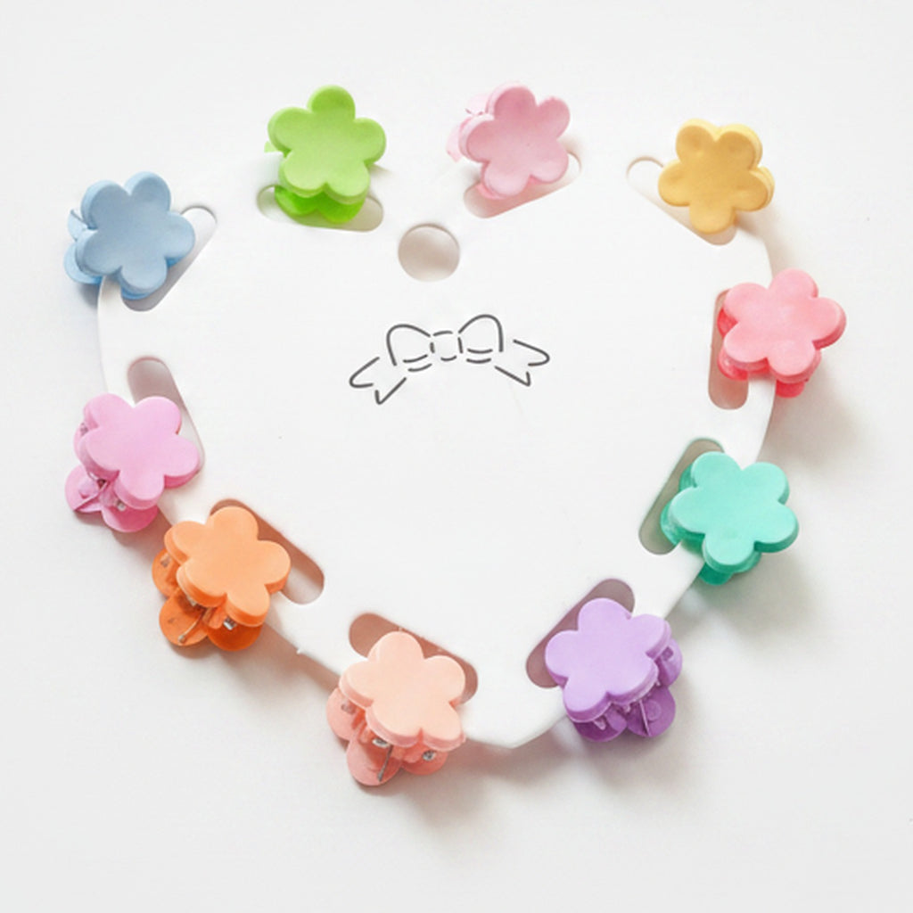 Flower Hair Clips Set - Mini Flowers – hair accessories (view 1)