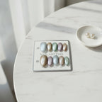 Nail Art Press-On Set - Metallic Jewel Mix