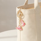 Western Charm Keychain Set - Cowboy Boots, Pink
