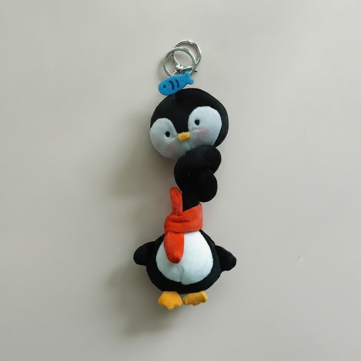Cute Long Penguin Plush Keychain – novelty & toys (view 1)