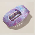 Marble Hair Claw Clip - #8 Deep Purple Marble – hair accessories (view 1)