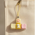 Cute Pup Light-Up Keychain - Yellow