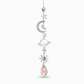 Celestial Crystal Car Charm - Silver Deluxe