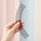 Wavy Hair Claw Clip - Black Large