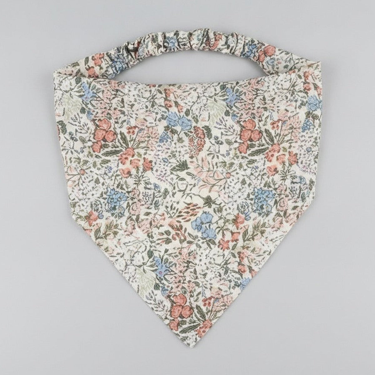 Padded Floral Headband - Peach Floral