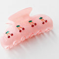 Crystal Cherry Blossom Pink Hair Claw – hair accessories (view 1)
