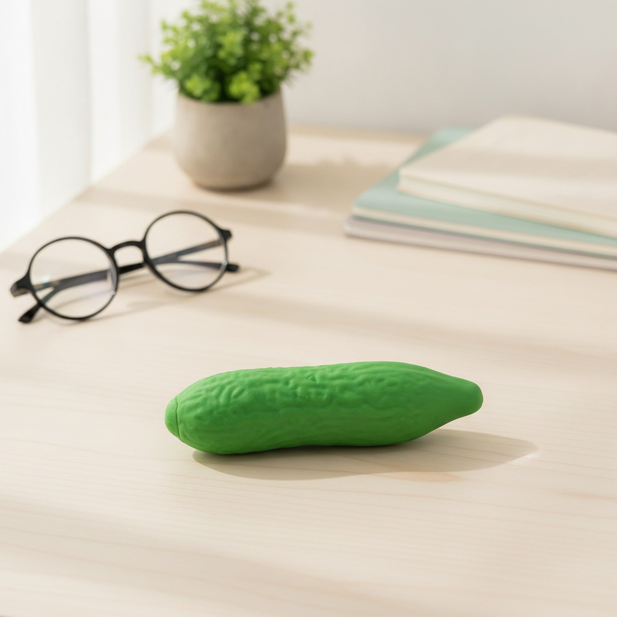 Stretchy Cucumber Squishy - Green