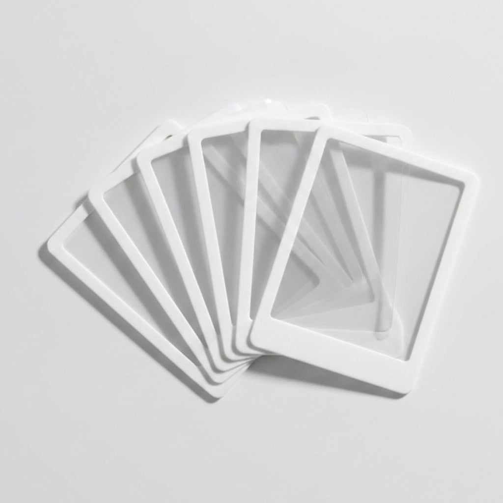 Photo Card Protector Set - White