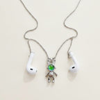 Rabbit Earbud Anti-Loss Necklace – novelty & toys (view 1)