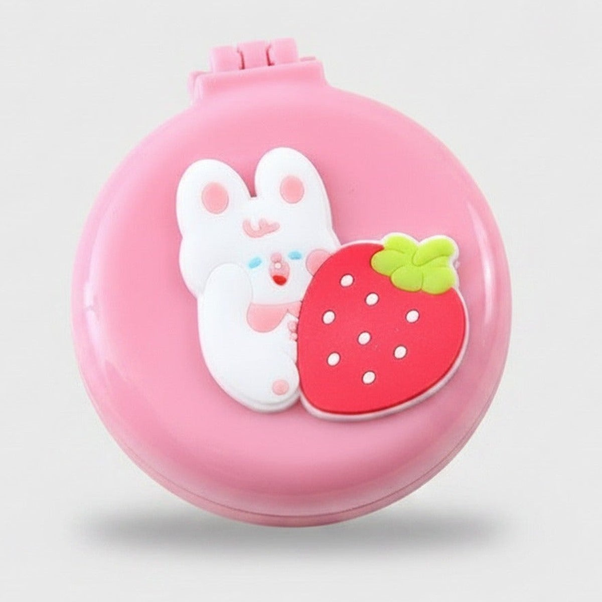 Cartoon Animal Paddle Brush Strawberry Bear – Korean beauty tool