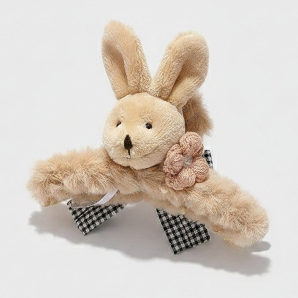 Cute Bunny Plush Hair Claw Clip – hair accessories (view 1)