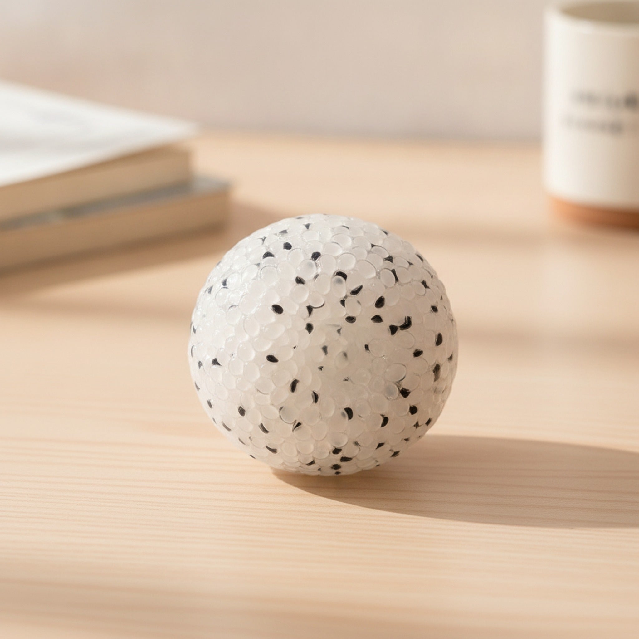 Speckled Squishy Ball - Cream Speckle