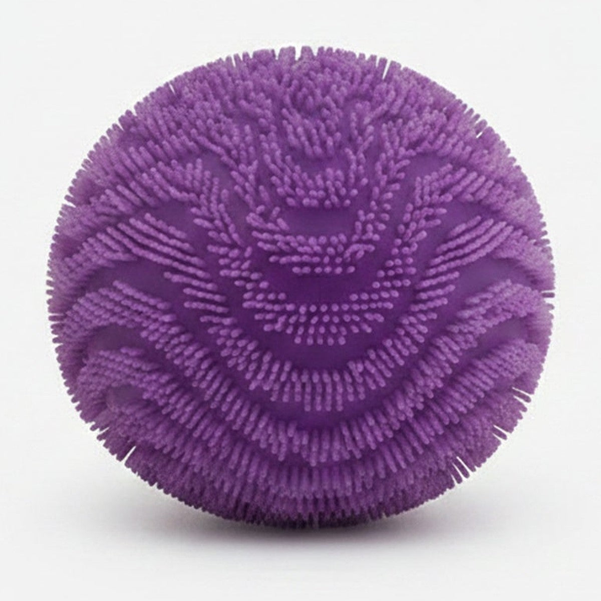 Smiley Face Spiky Squeeze Ball - Purple