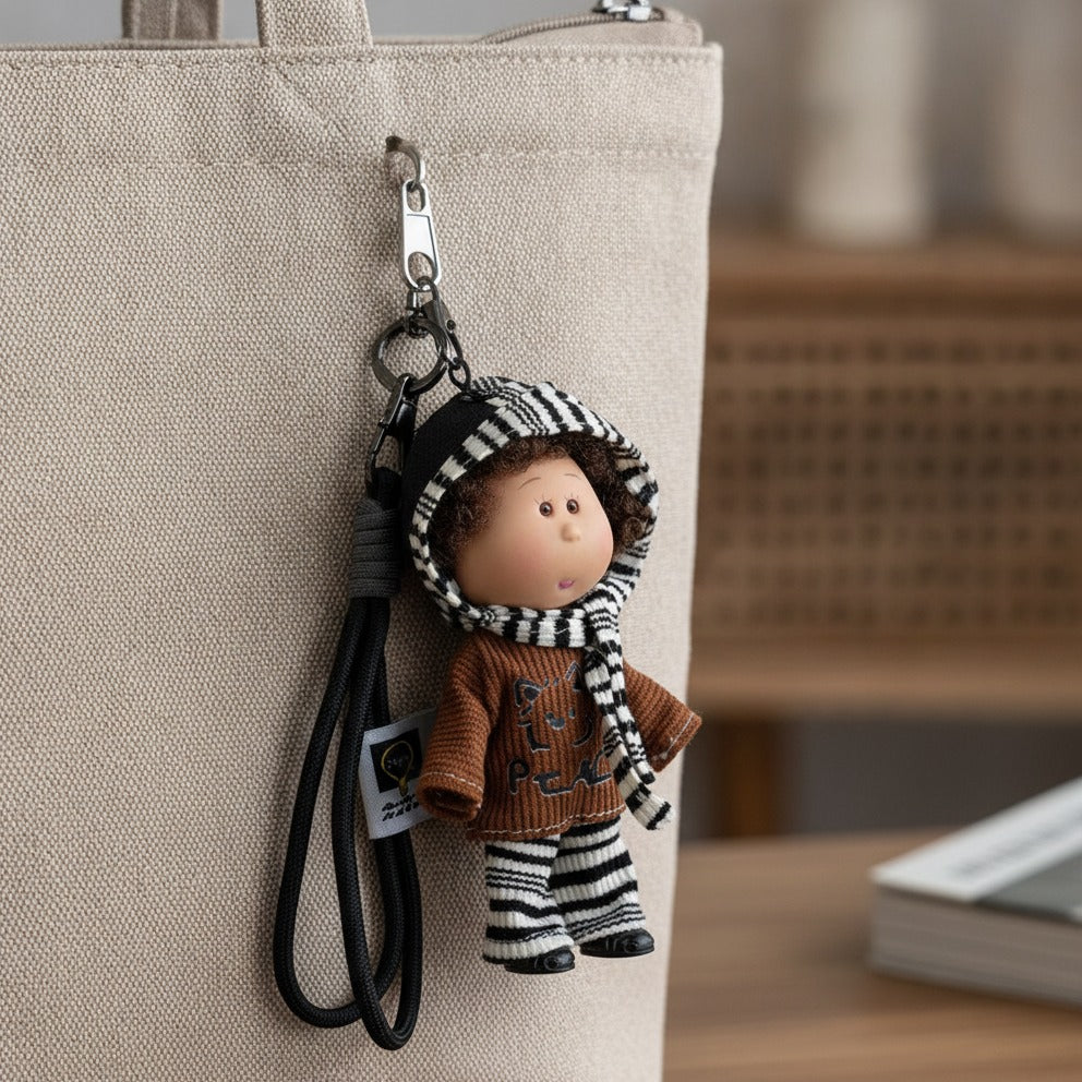 Mini Doll Keychain With Strap - Type 2