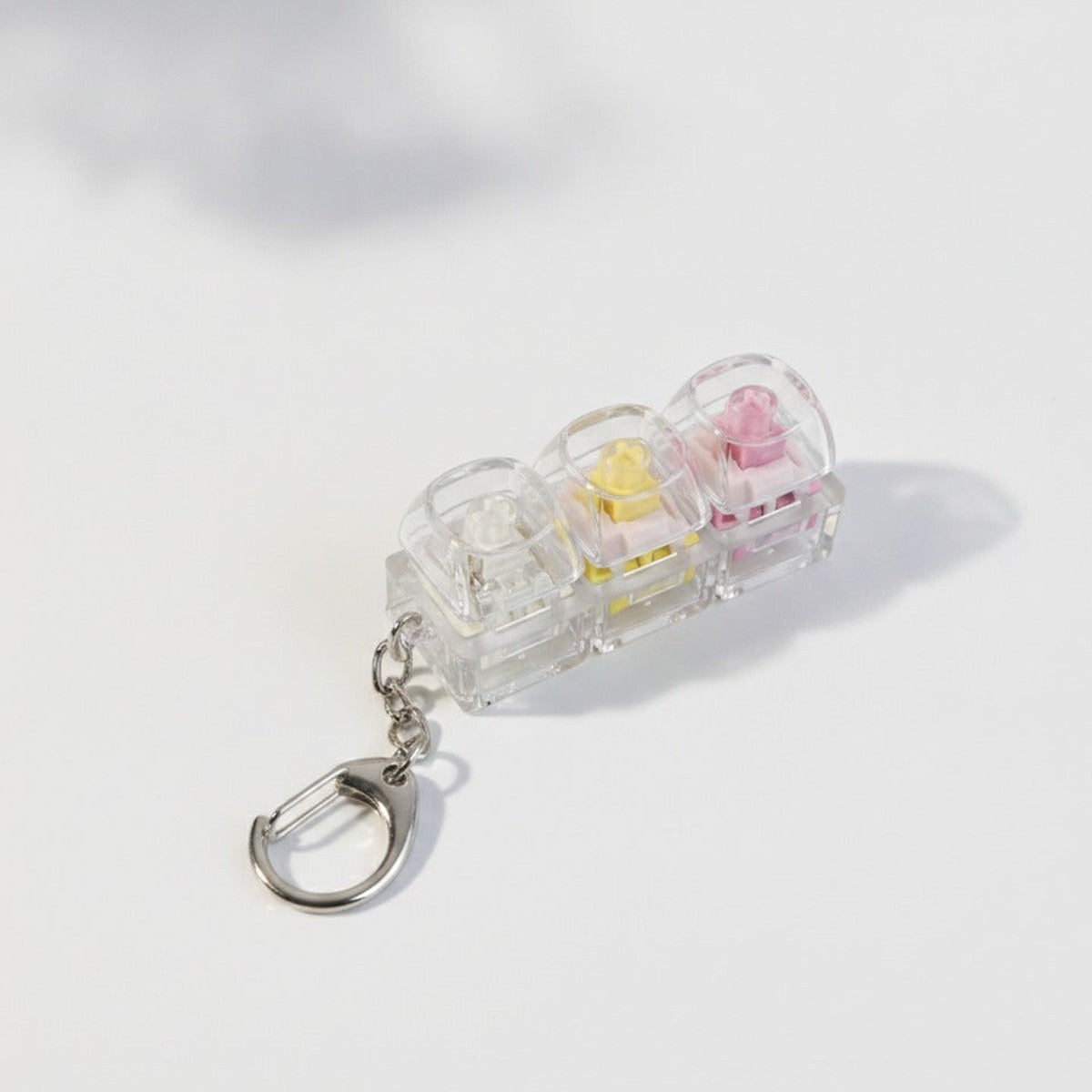 Mini Keycap Trio Keychain - Pastel Mix