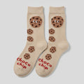Beige Chocolate Chip Crew Socks – apparel accessories (view 1)