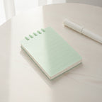 Spiral Lined Mini Notepad - Mint Green