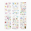 Decorative Sticker Sheets Birthday Party Banner Set – stationery (view 1)