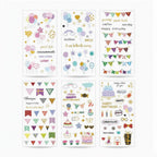 Decorative Sticker Sheets Birthday Party Banner Set – stationery (view 1)