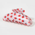 Strawberry Pink Acrylic Hair Claw Clip – hair accessories (view 1)