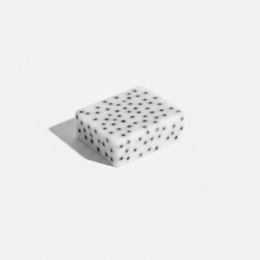 Dice Bead Squishy Toy - White