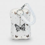 Clear Butterfly Moon Star Card Holder Keychain – novelty & toys (view 1)