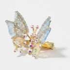 Sparkle Butterfly Hair Claw - Blue & Gold