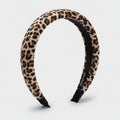 Leopard Print Padded Headband - Narrow Leopard Print – hair accessories (view 1)