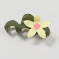 Flower Acrylic Hair Claw Clip - Yellow Bloom – hair accessories (view 1)