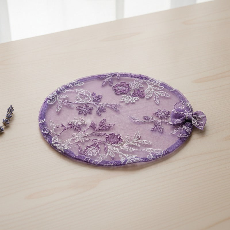 Sparkle Pearl Hair Claw Clip - Purple