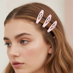 Minimalist BB Hair Clip Set Pink