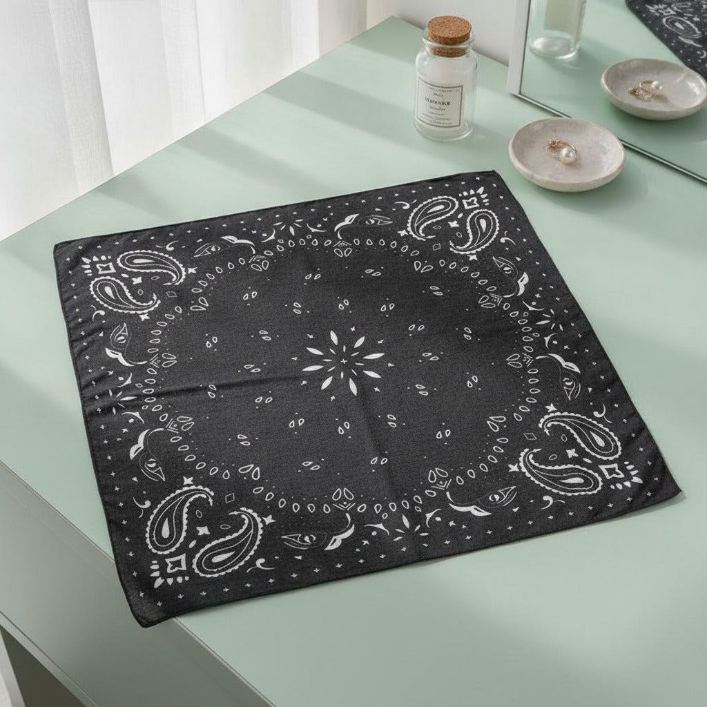 Classic Bandana Wrap Scarf - Sand