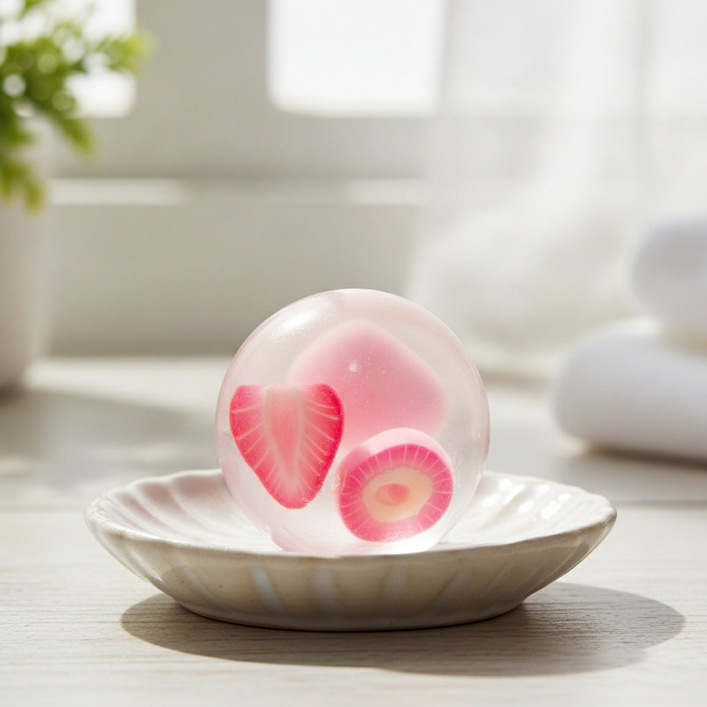 Citrus Slice Jelly Squishy - Pink