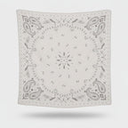 Classic Bandana Wrap Scarf - Beige