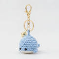 Crocheted whale keychain - Blue – novelty & toys (view 1)