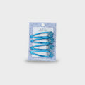 Sparkle Bead Hair Clip Set Blue Sparkle