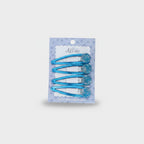 Sparkle Bead Hair Clip Set Blue Sparkle