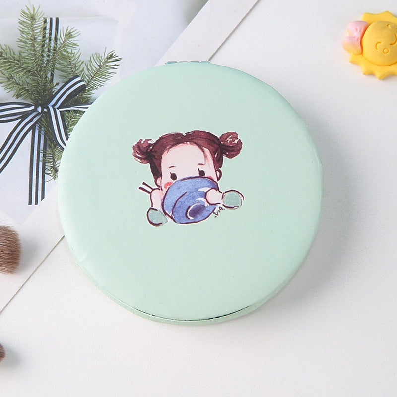 Portable handheld makeup mirror for outings - Type 1