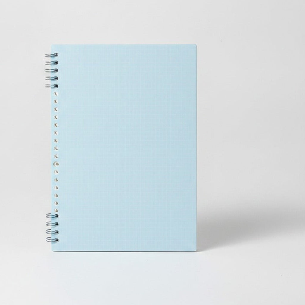 Moon Phase Spiral Notebook - Sky Blue