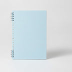 Moon Phase Spiral Notebook - Sky Blue